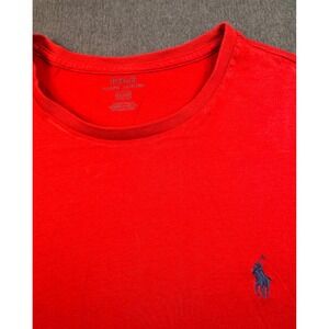 Polo Ralph Lauren Mens T-Shirt XL Red Classic Fit Pony Logo‎ Casual Tee